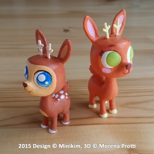 Sweet deer eyes… in 3D!